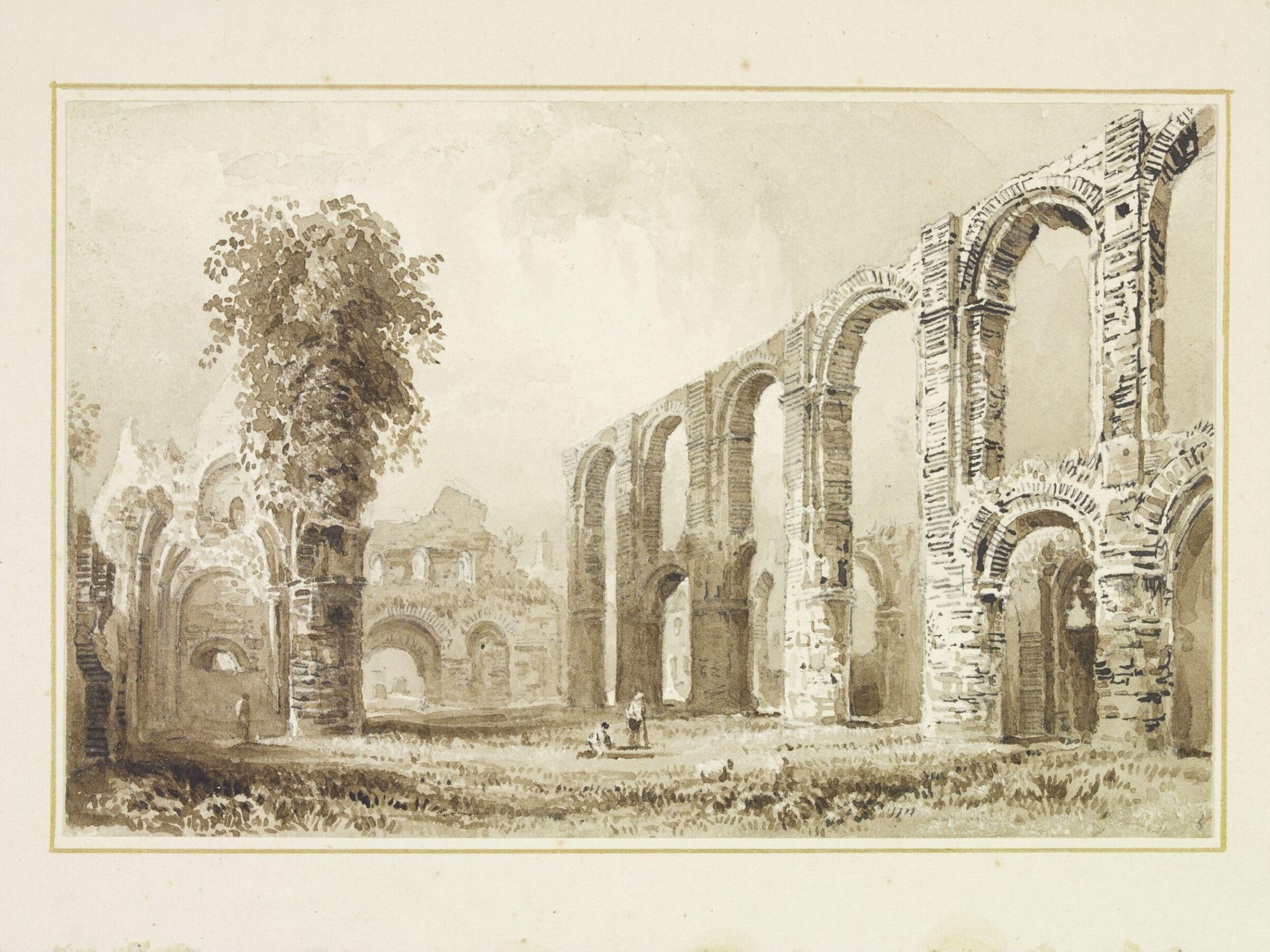 Drawing, William Henry Bartlett, 1828