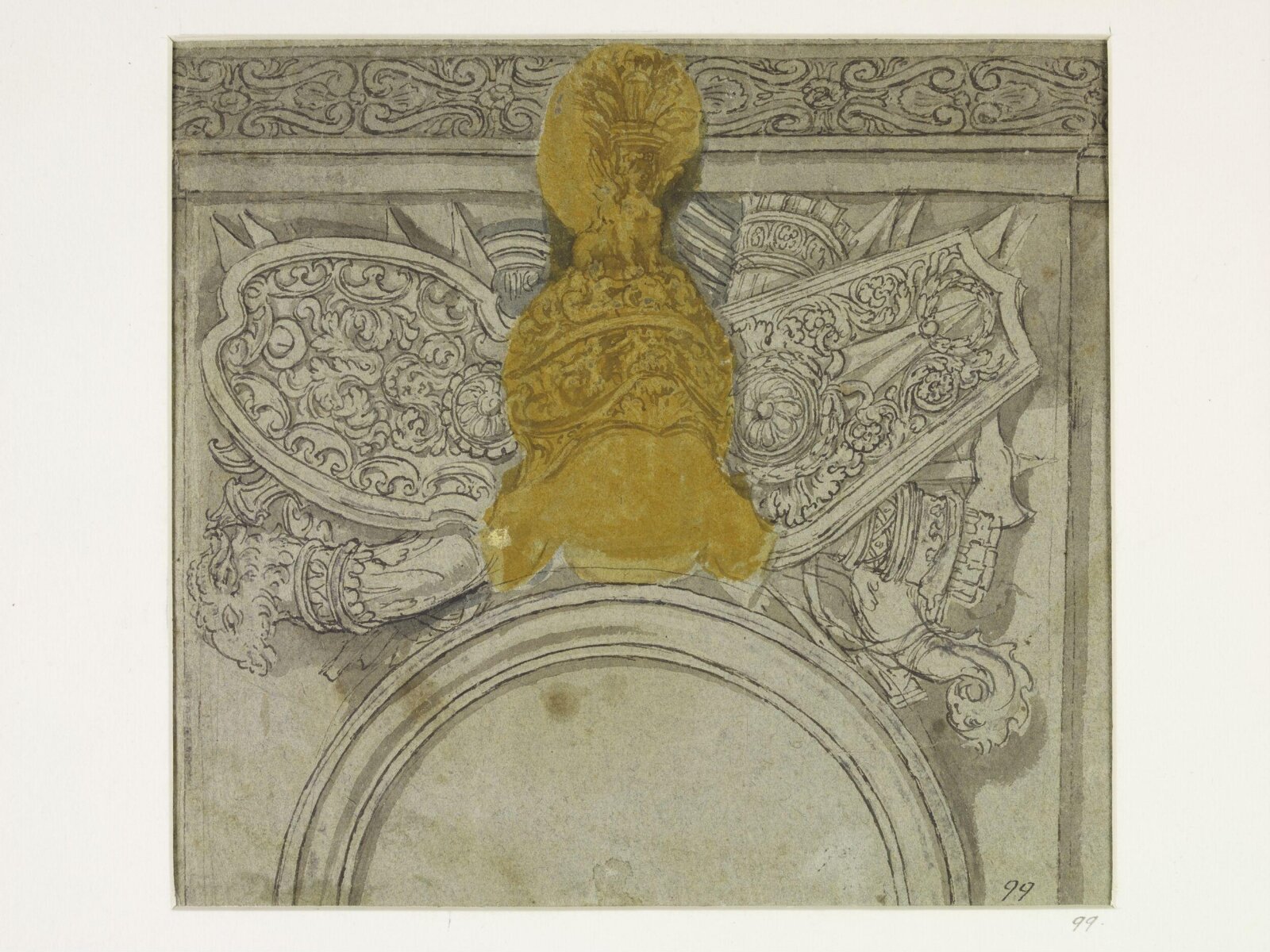 Drawing, attributed to Cherubino Alberti, c. 1573-1615