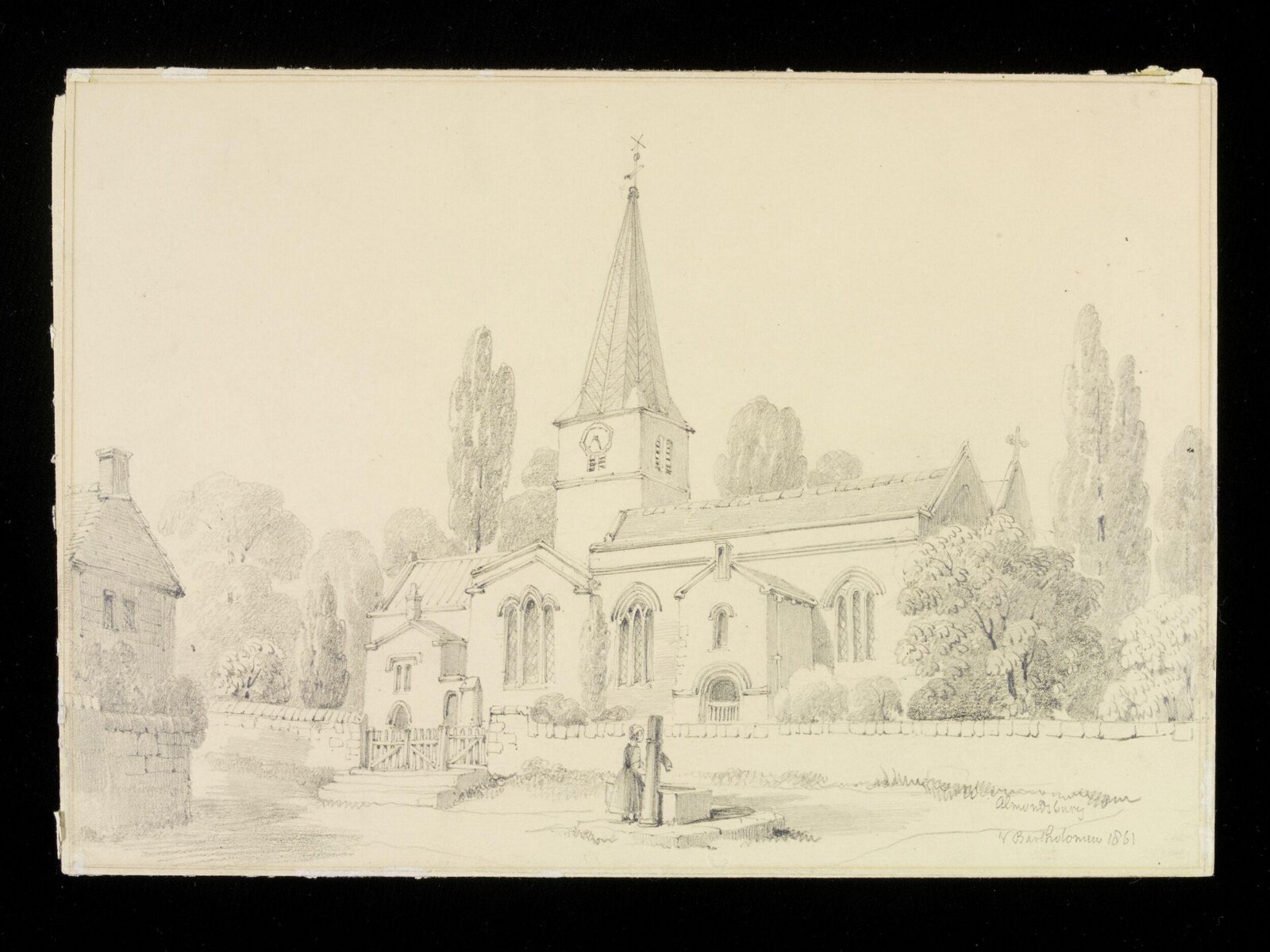 Drawing, Valentine Bartholomew, 1861