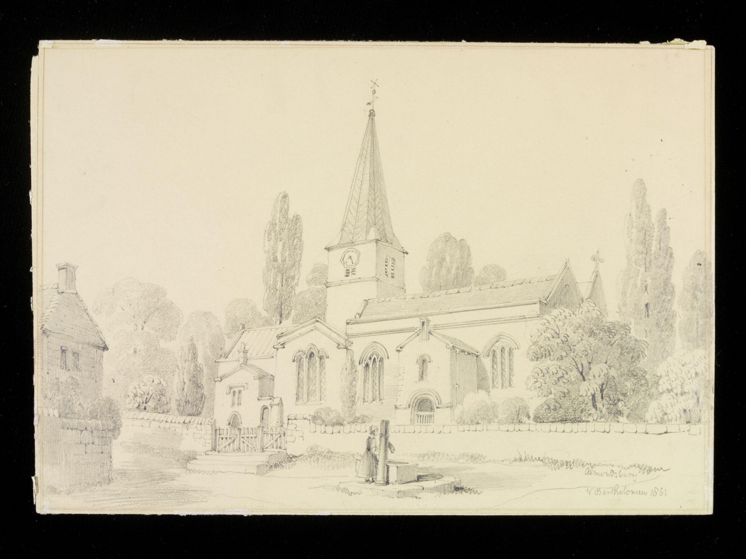 Drawing, Valentine Bartholomew, 1861