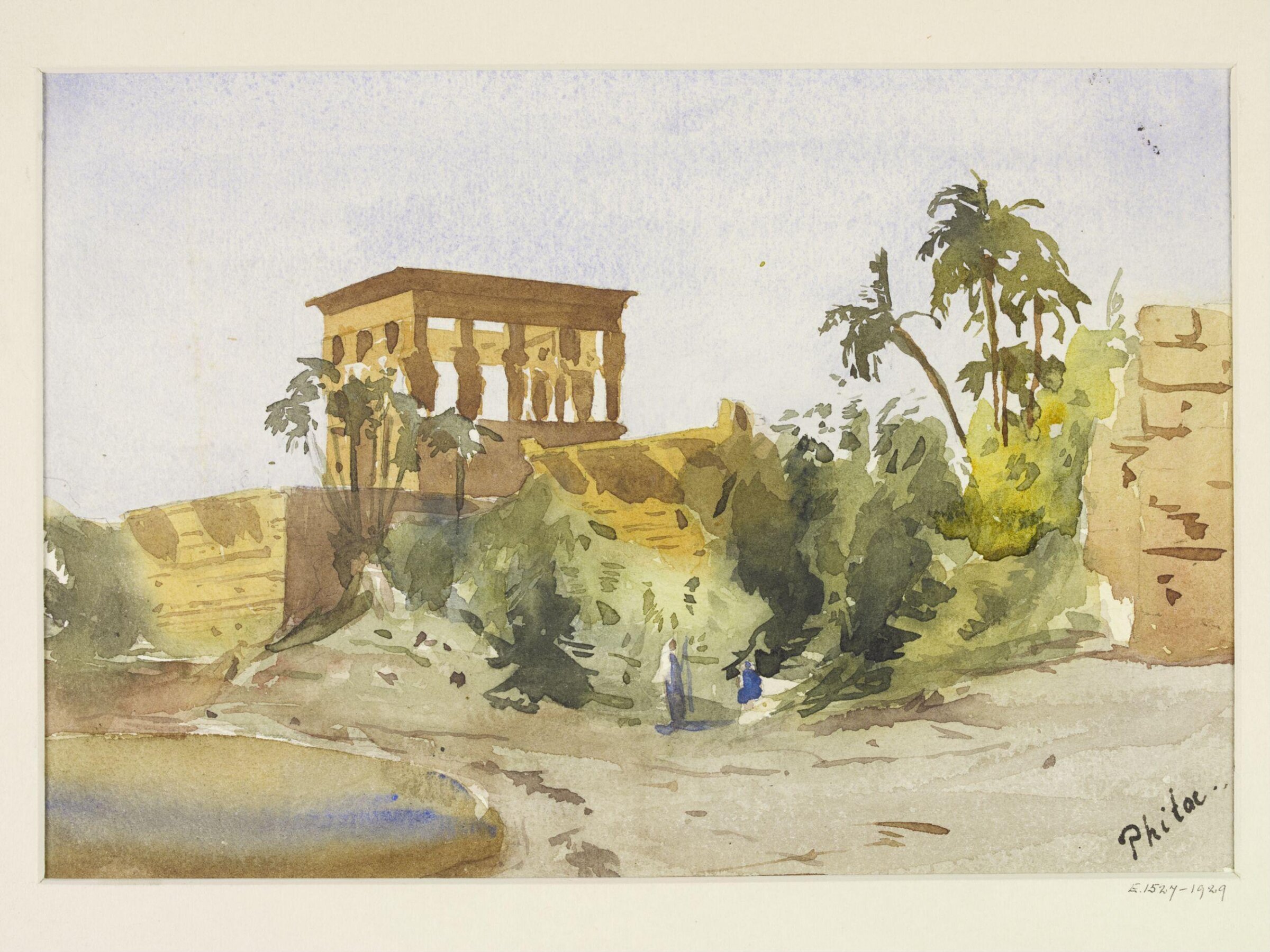 View of 'Pharaoh's Bed', Philae, Victor Charles Ames, 1880-1881