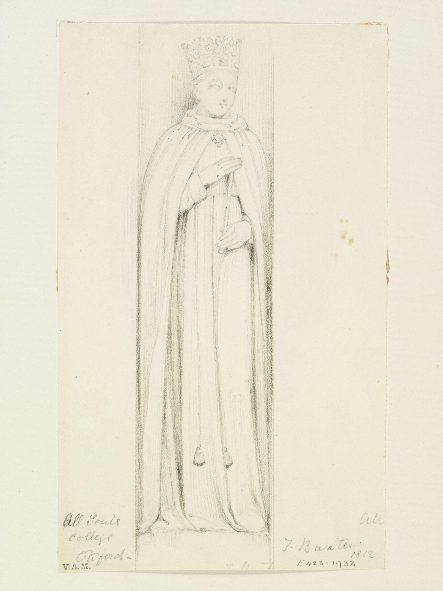 Drawing, Thomas Baxter, 1812