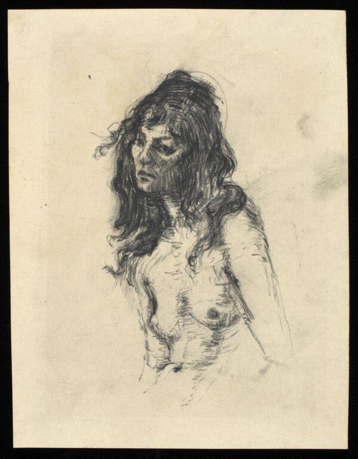 Life drawing by Michael Annals, Michael Annals, late 1950s