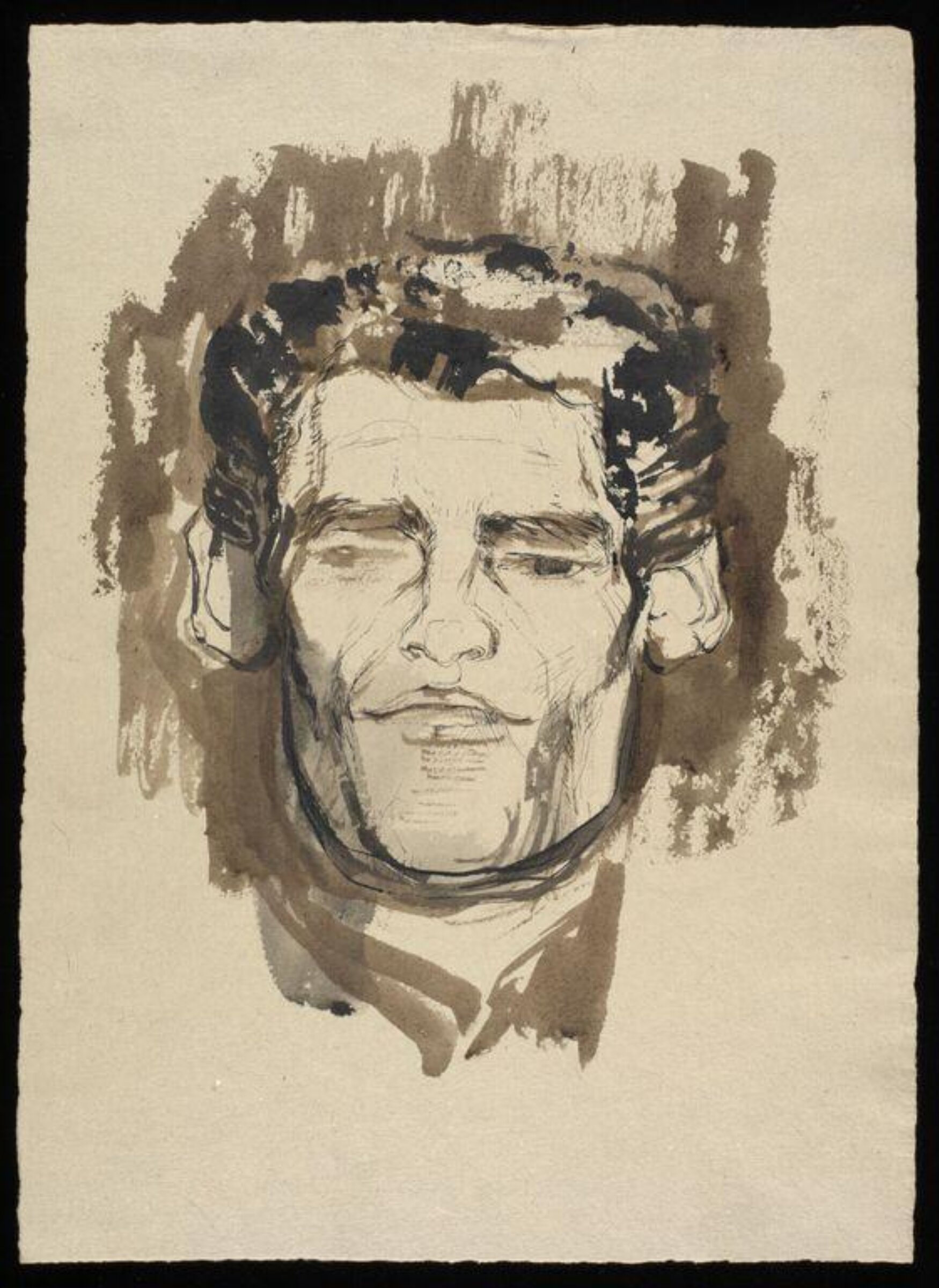 Portrait by Michael Annals, Michael Annals, late 1950s