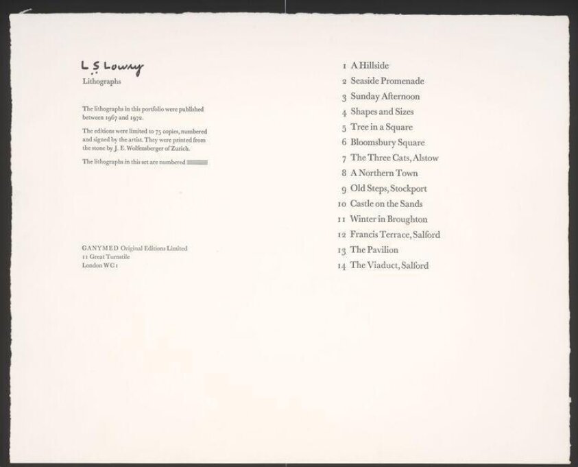 Hors De Commerce (1967-72) by Wilson Lowry