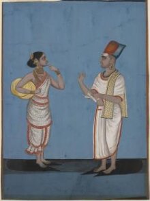 A Brahmin story-teller and his wife thumbnail 1