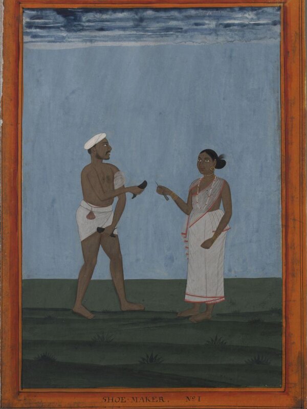 A shoemaker and his wife
