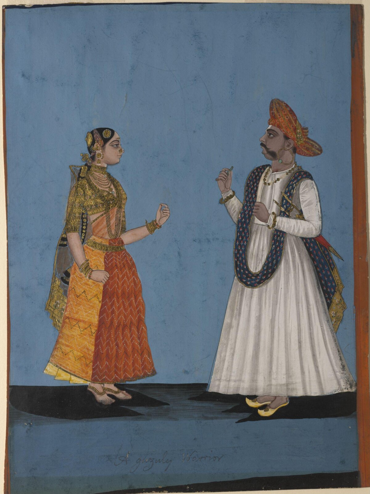 A warrior and his wife, ca. 1790