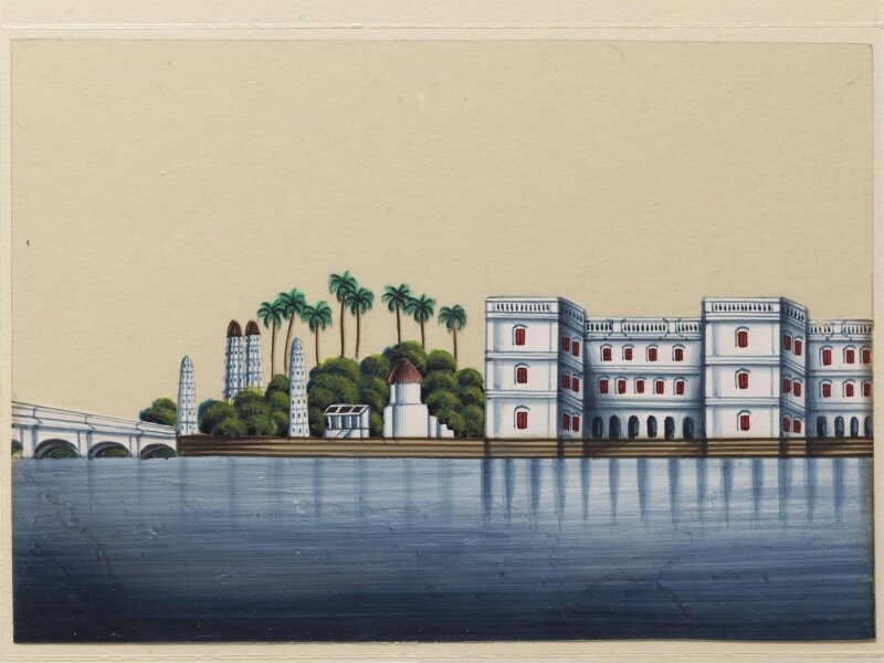 One of ten paintings of occupations and one of buildings.