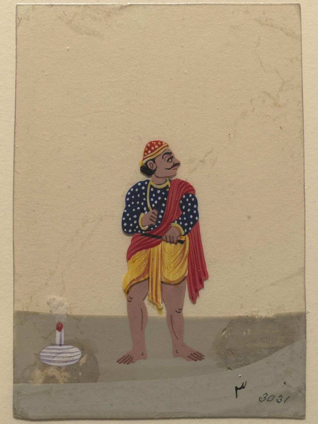 Unknown, Twelve drawings of unidentified ascetics and mendicants.