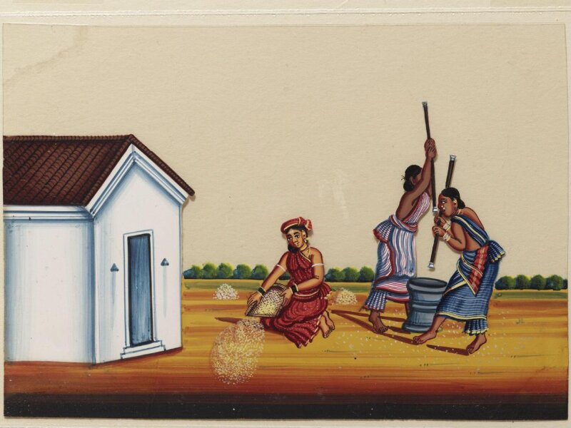 One of ten paintings of occupations and one of buildings.