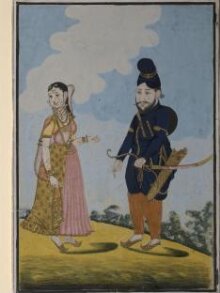 A Sikh Warrior and his wife thumbnail 1