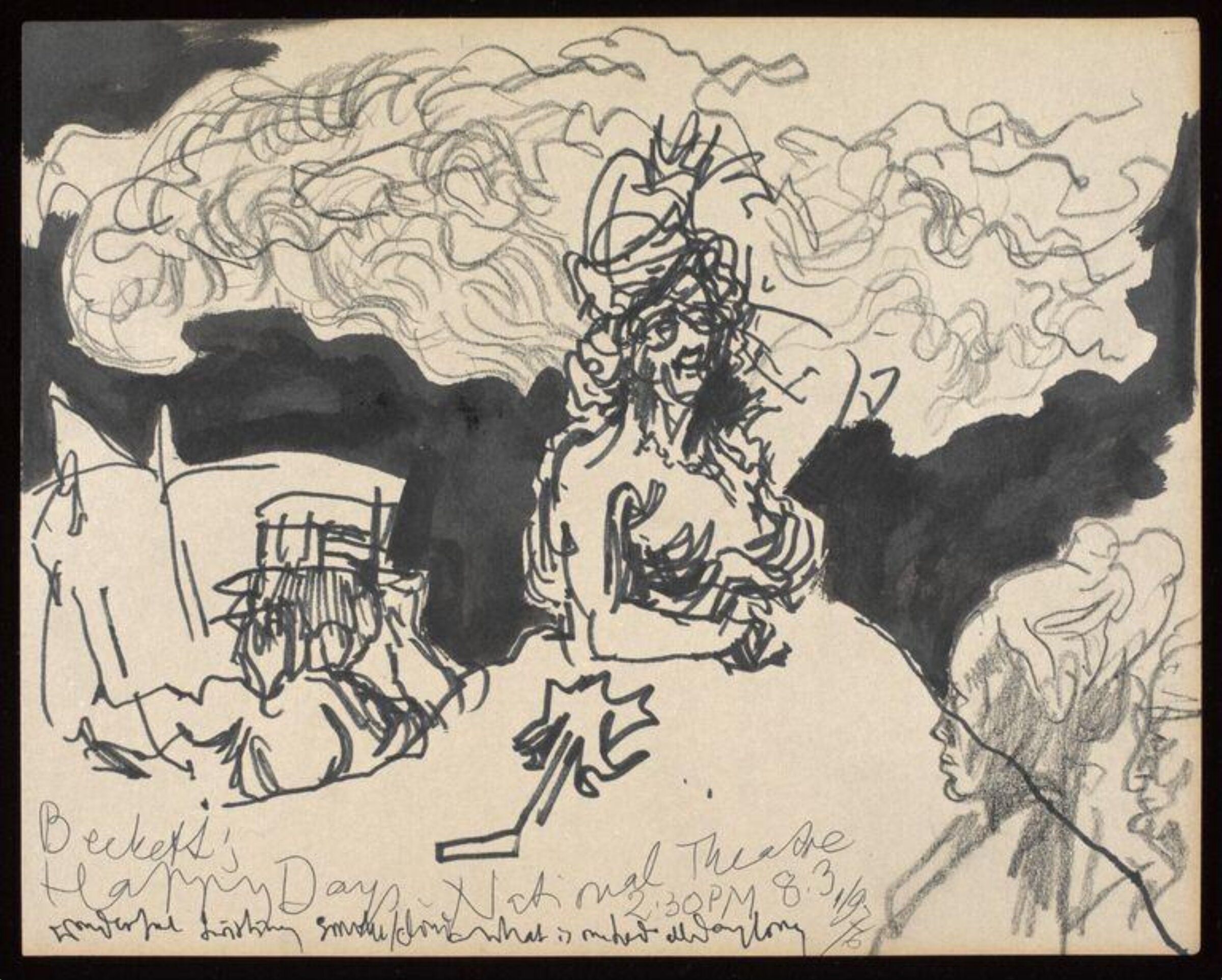 Feliks Topolski Collection, Feliks Topolski, 08 March 1976