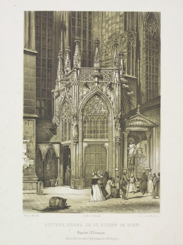 Side entrance to the cathedral of St Stephen, Vienna image