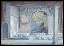 Set design for Macbeth by Michael Ayrton thumbnail 1