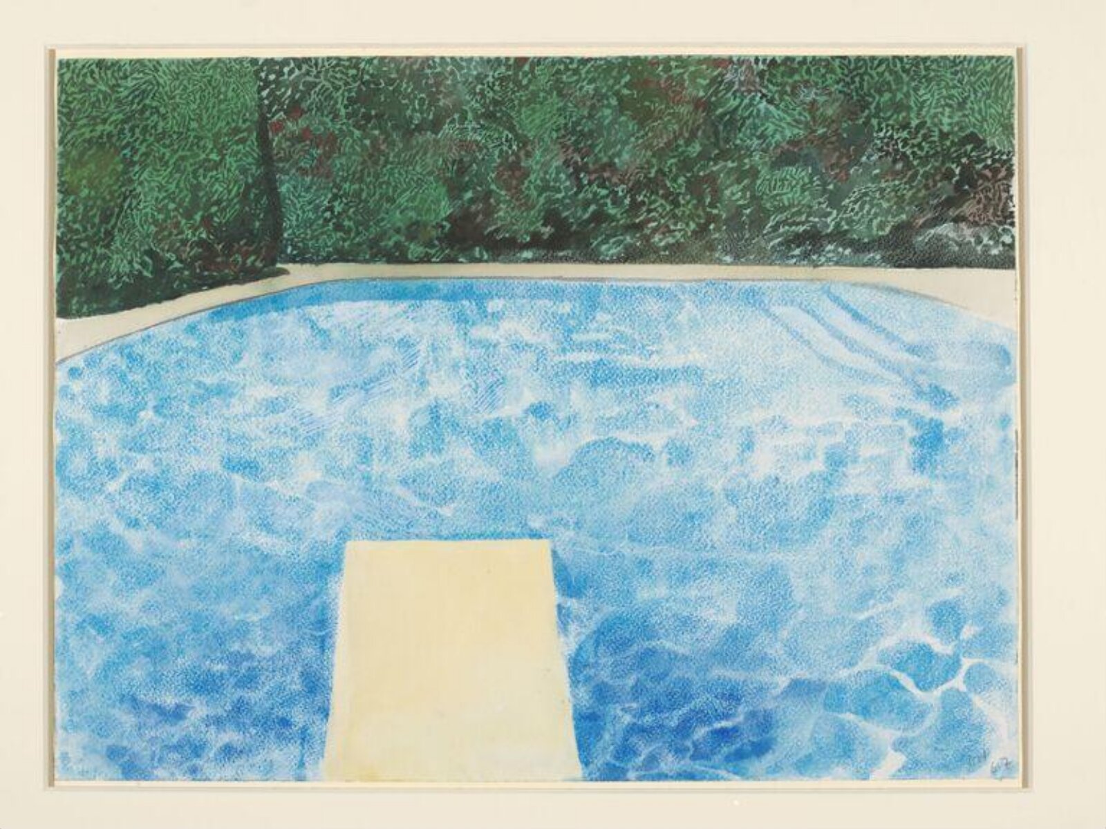 Untitled study for a painting, David Hockney, 1967