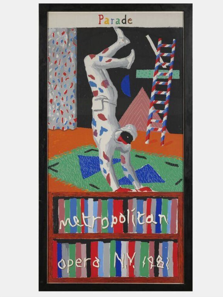 Poster designed by David Hockney for the Metropolitan Opera, New York top image