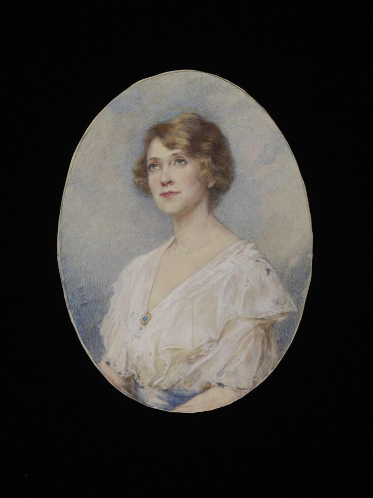 Miniature portrait of an unknown woman top image