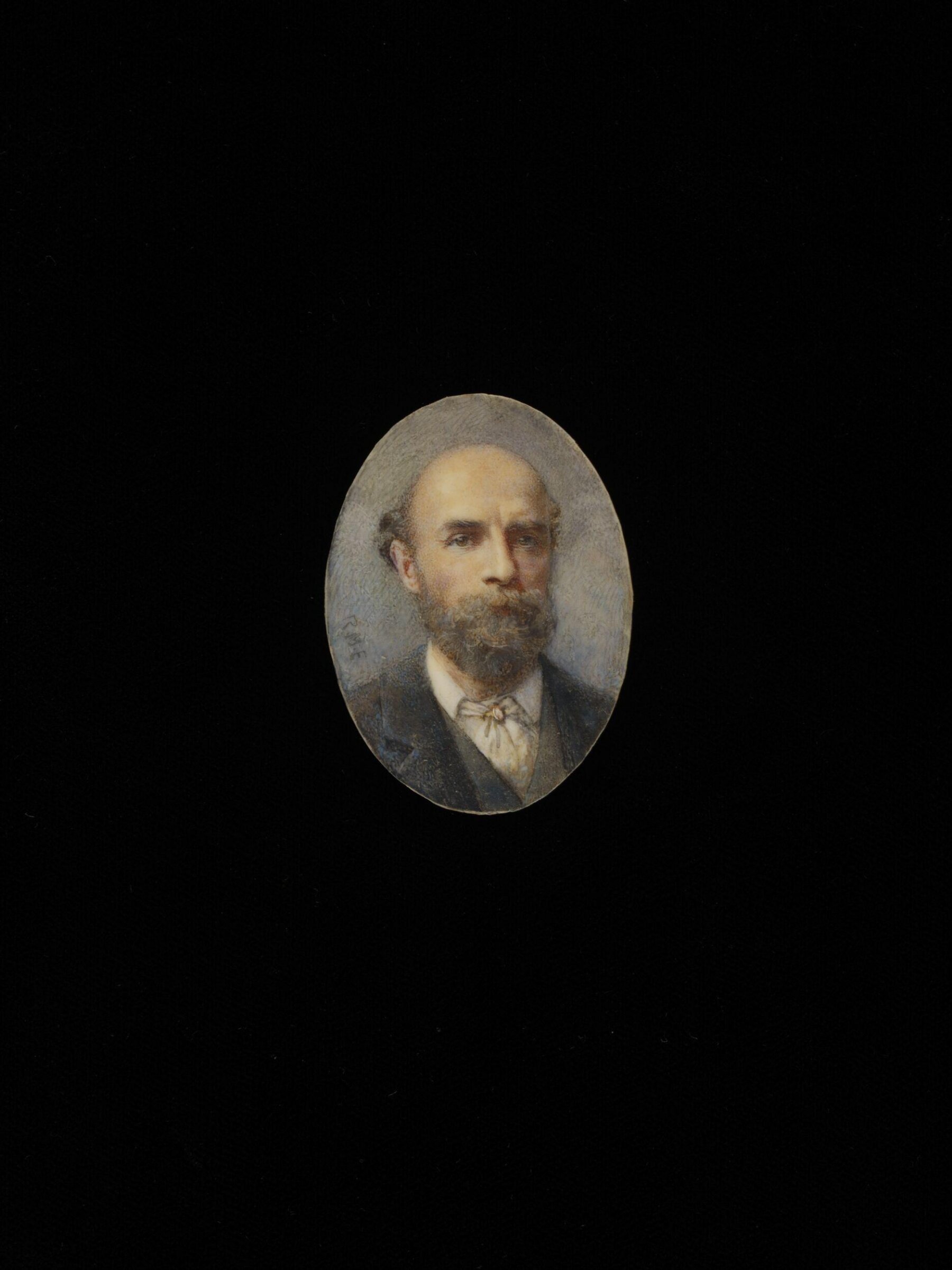 Miniature portrait of Mr Alfred E. Emslie, A.R.W.S., Rosalie Emslie