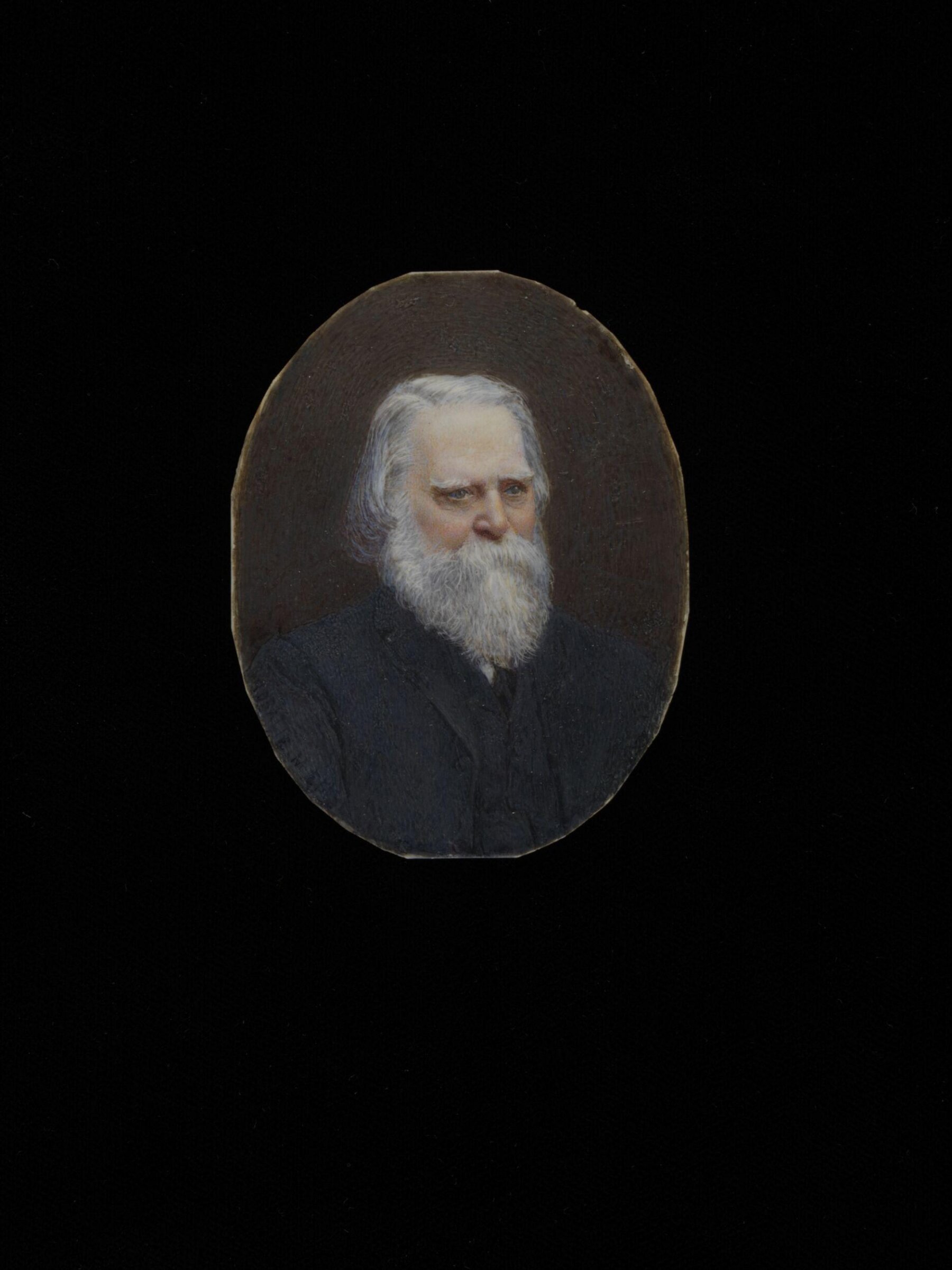 Miniature portrait of an unknown elderly man, Rosalie Emslie