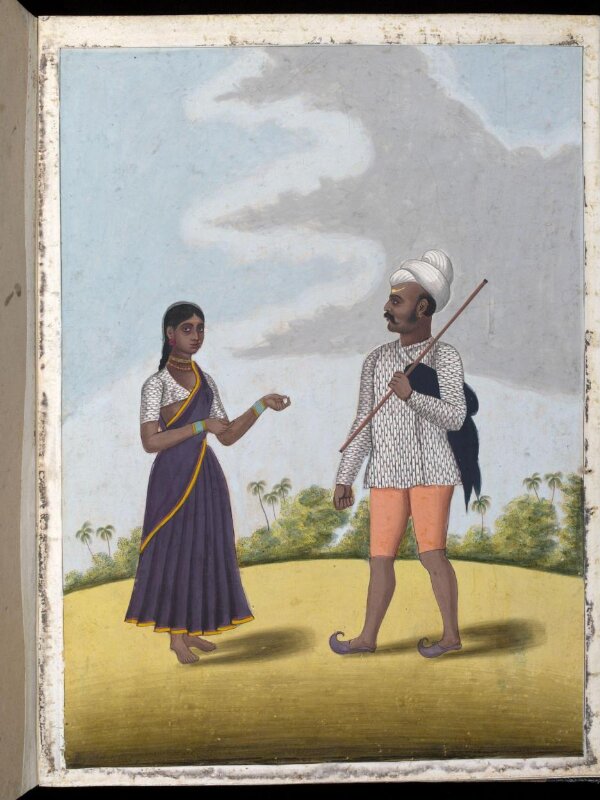 A Maratha Tappar man and wife