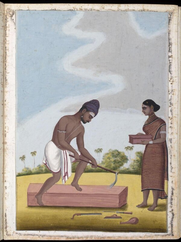 A carpenter and his wife