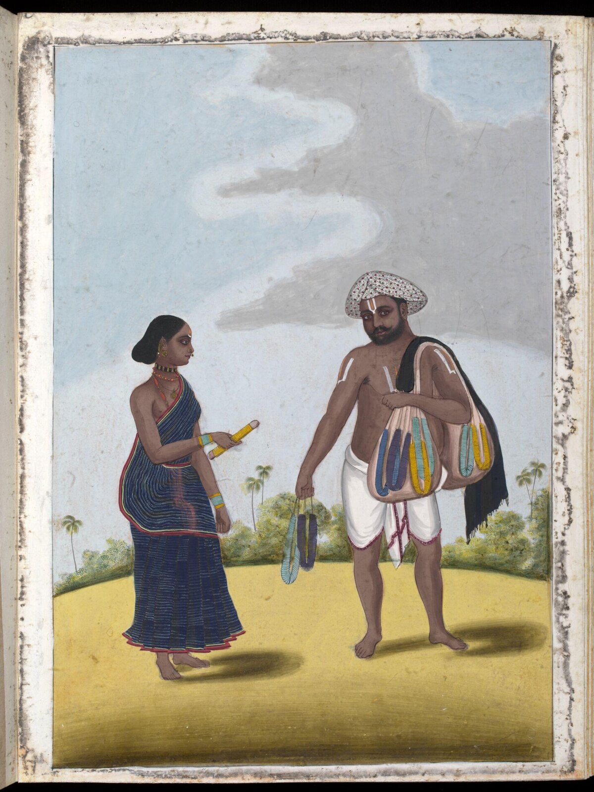 A glass-bangle-seller, ca. 1805
