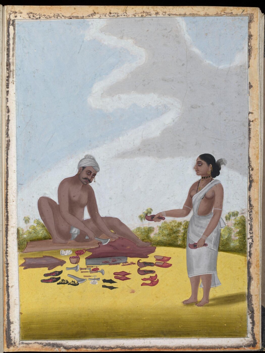 Unknown, A shoemaker and his wife