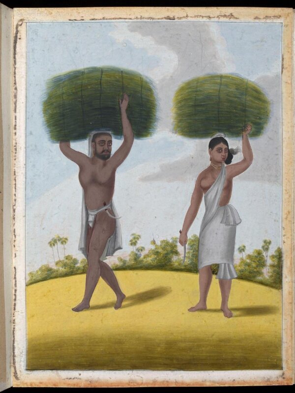 A grass-cutter and his wife
