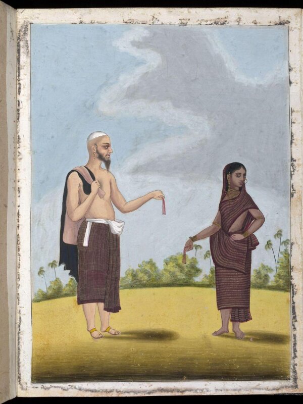 A Lubbee pedlar and his wife
