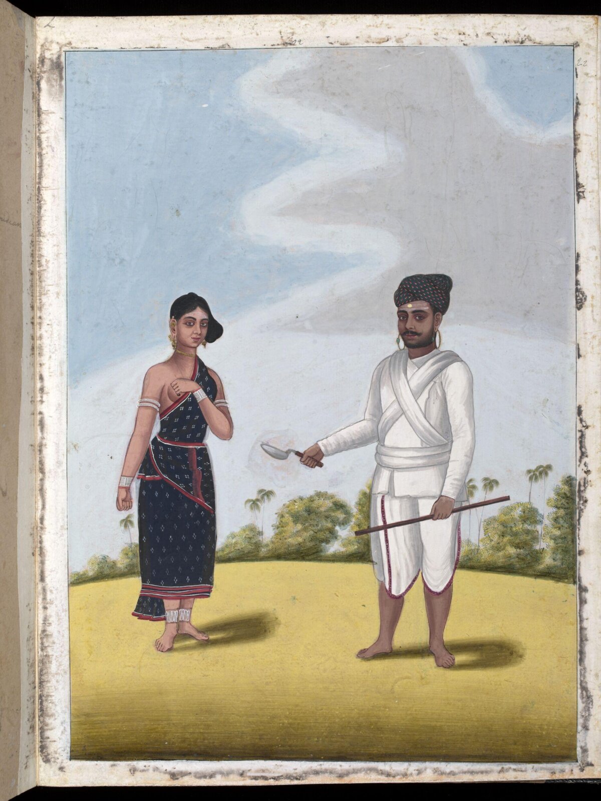 A bricklayer and his wife, ca. 1805
