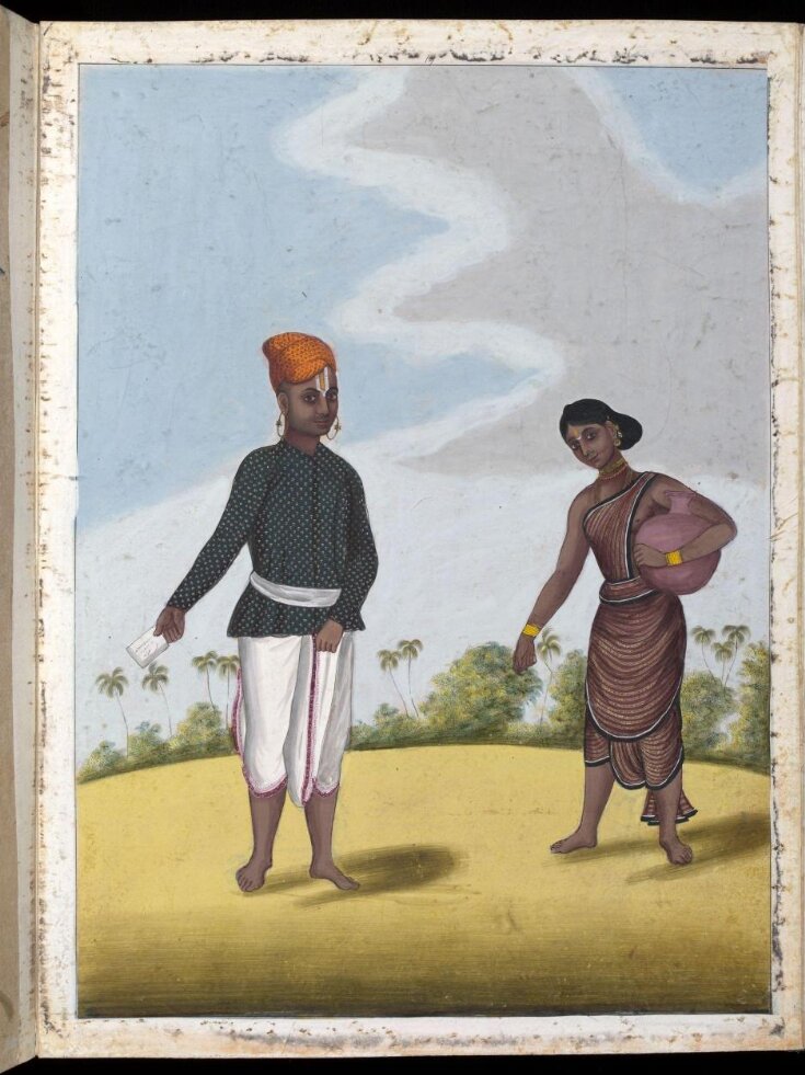 A Brahmin messenger and his wife top image