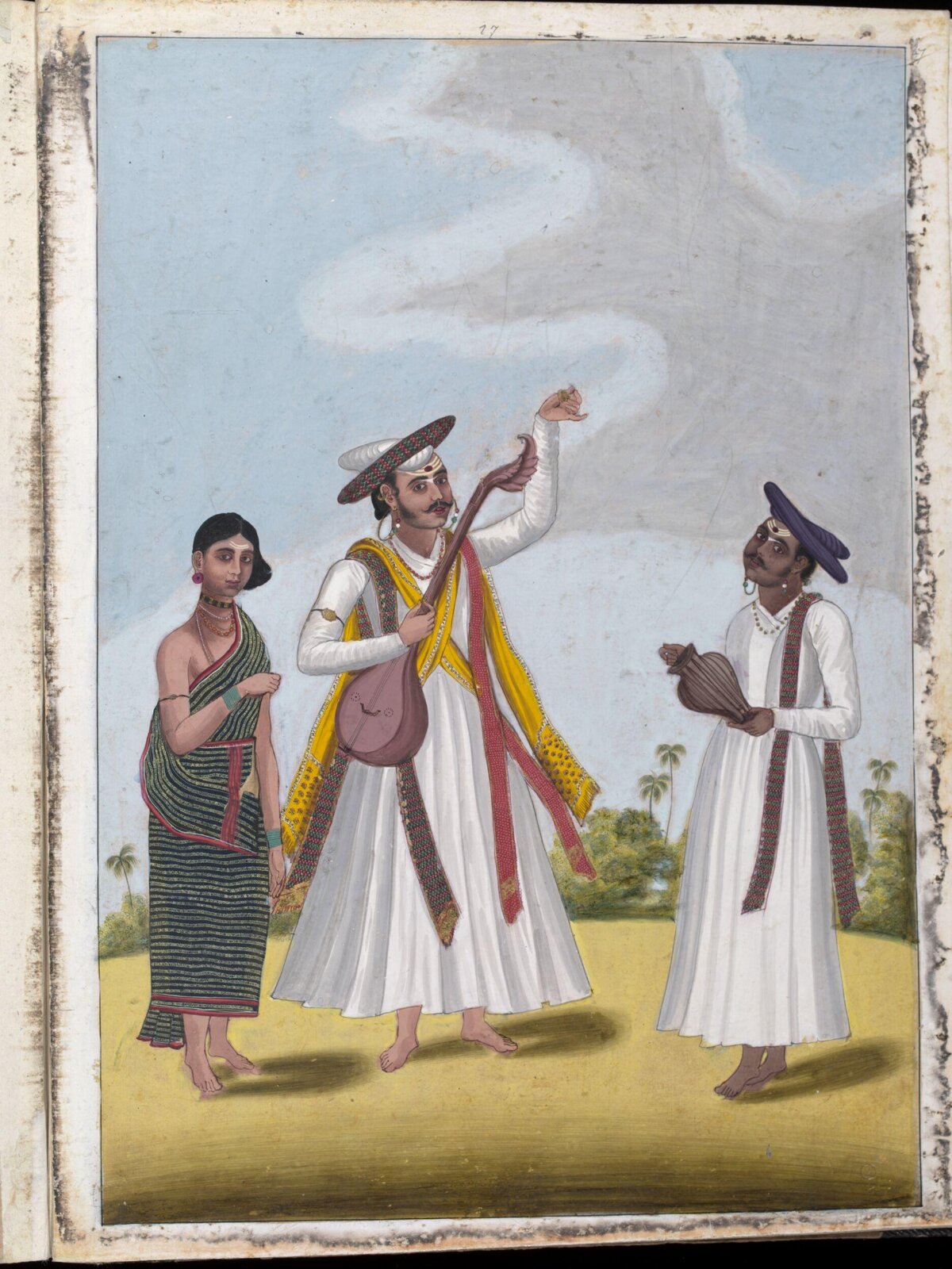 Two male entertainers, ca. 1805