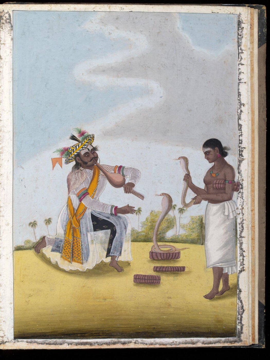 Unknown, Jugglers with snake