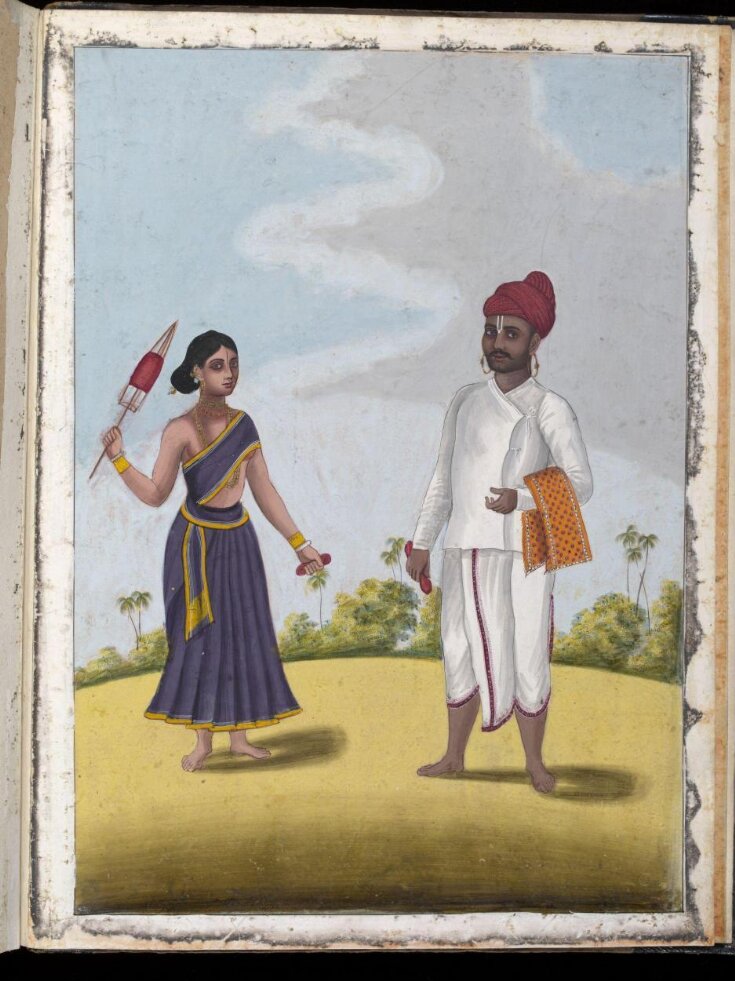 A silk-weaver and his wife top image