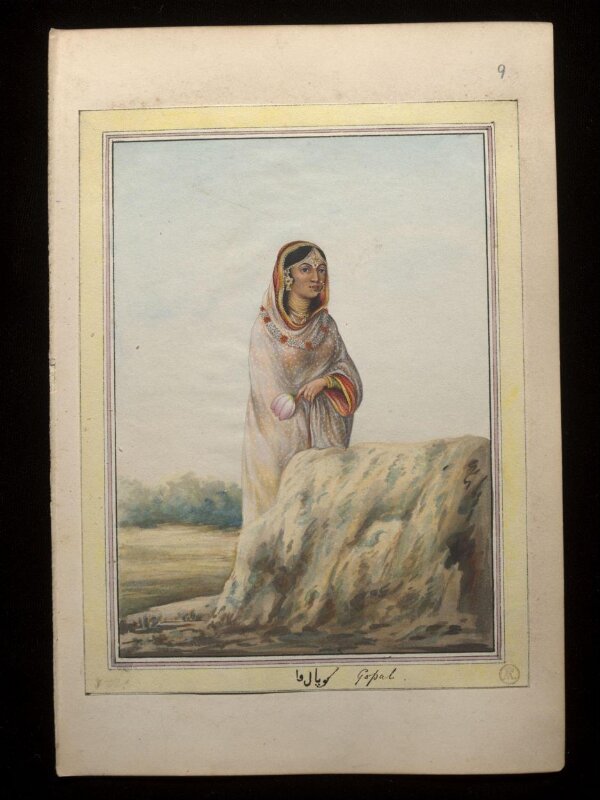 An album containing fifty-three drawings depicting occupations.