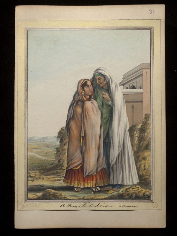 An album containing fifty-three drawings depicting occupations.