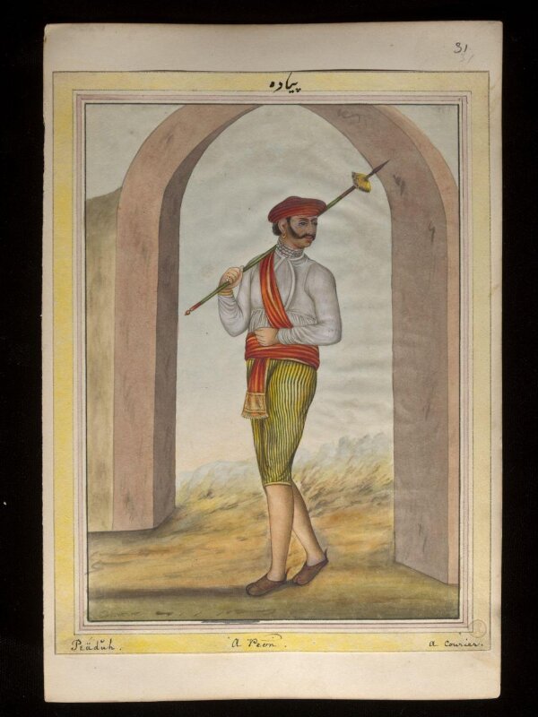 An album containing fifty-three drawings depicting occupations.