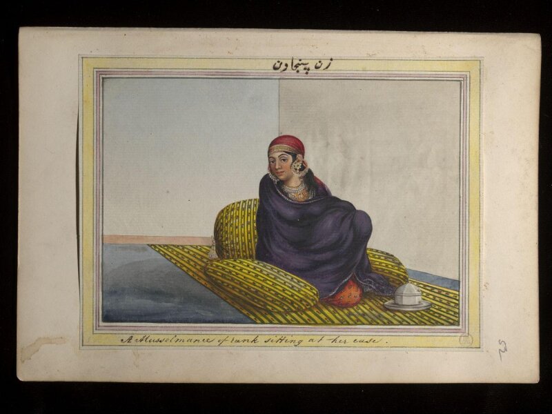 An album containing fifty-three drawings depicting occupations.