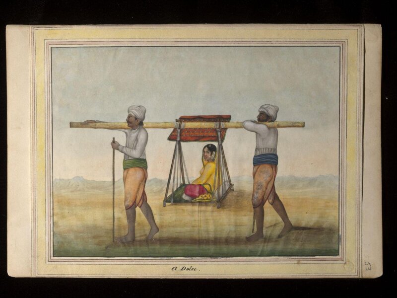 An album containing fifty-three drawings depicting occupations.