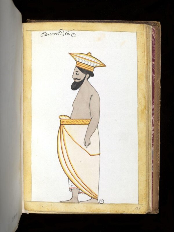 One of sixty-three drawings from an Album depicting Sinhalese occupations and castes.