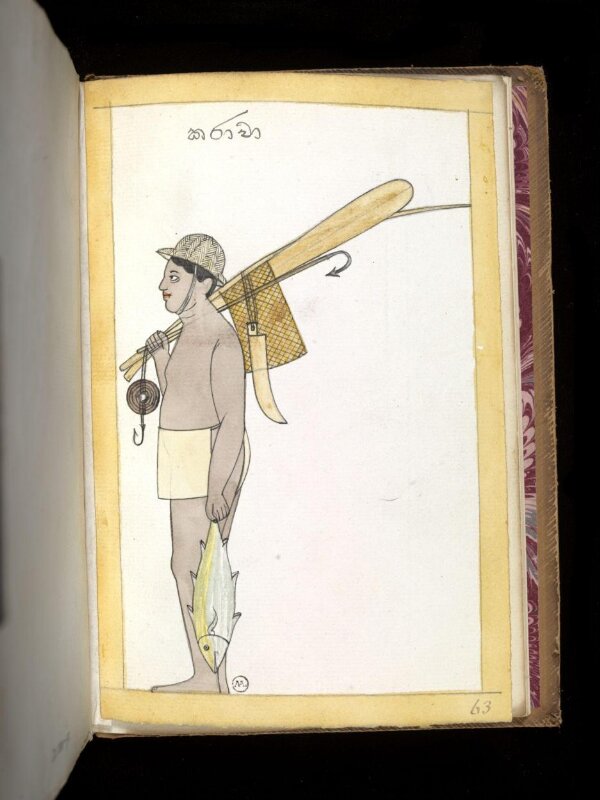 One of sixty-three drawings from an Album depicting Sinhalese occupations and castes.
