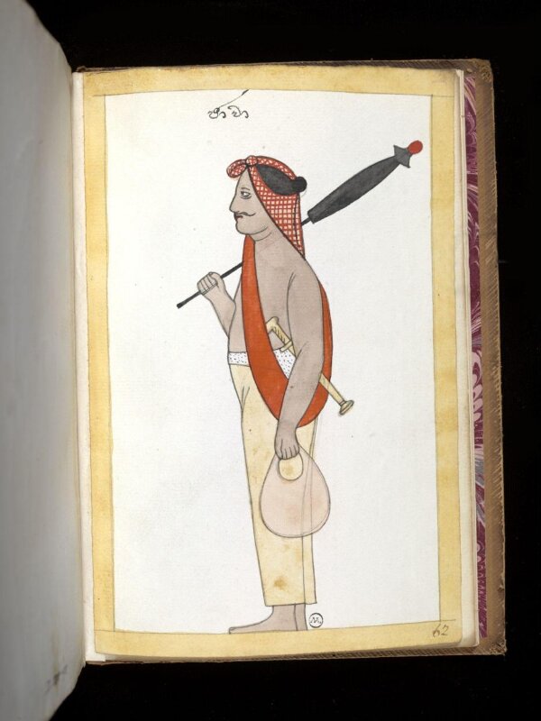 One of sixty-three drawings from an Album depicting Sinhalese occupations and castes.