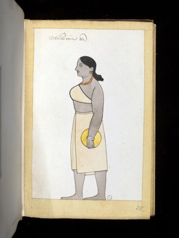 One of sixty-three drawings from an Album depicting Sinhalese occupations and castes.