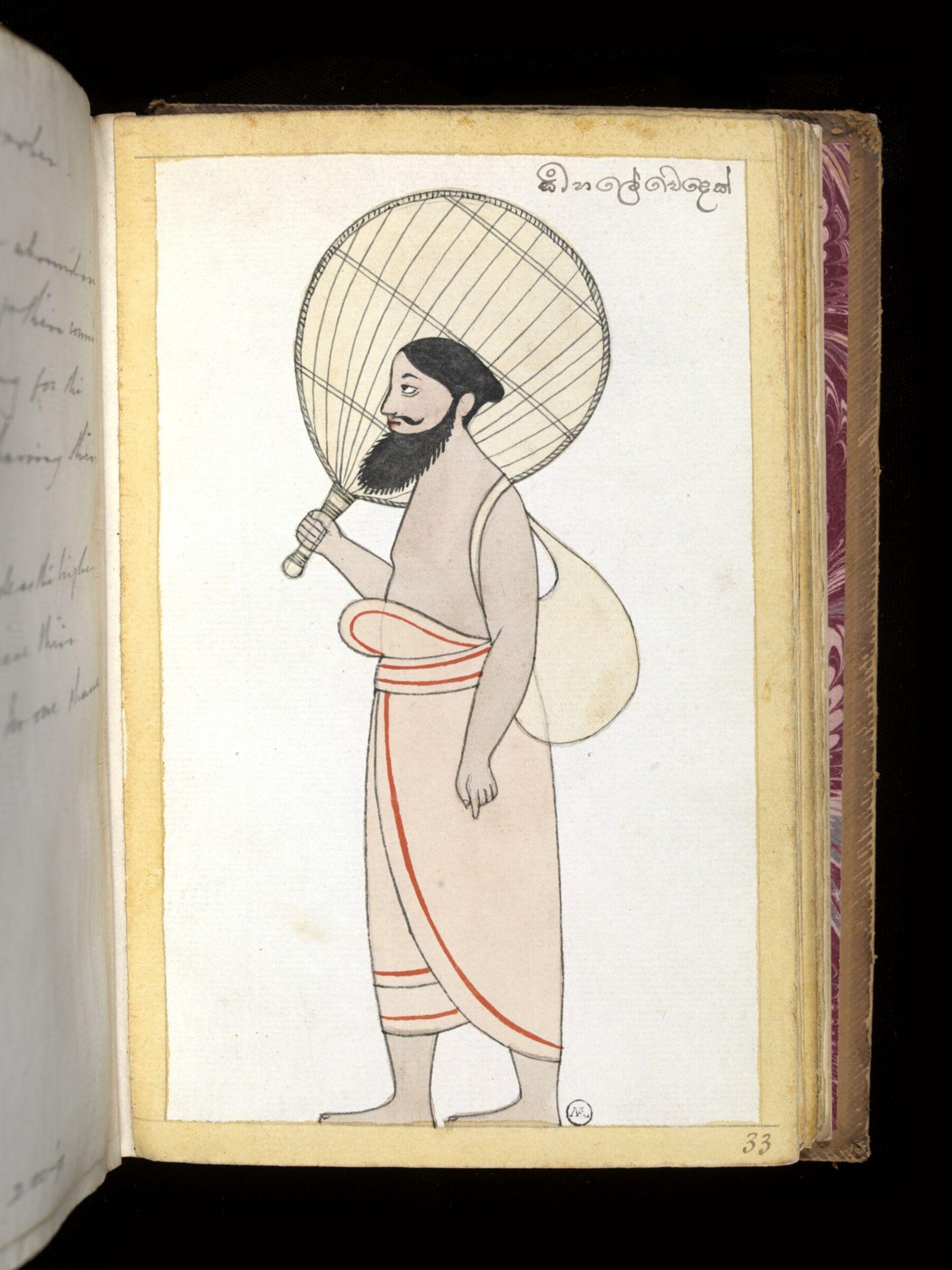 One of sixty-three drawings from an Album depicting Sinhalese occupations and castes., ca. 1830