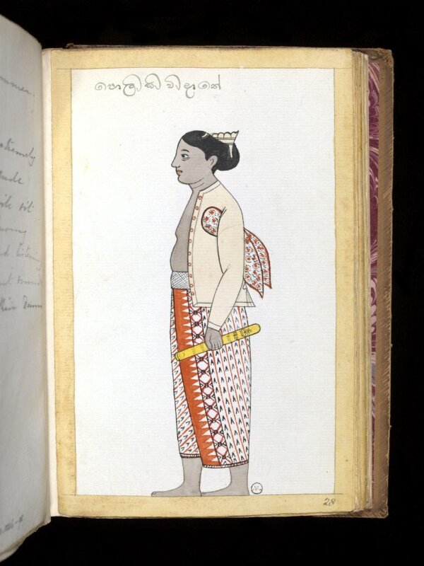 One of sixty-three drawings from an Album depicting Sinhalese occupations and castes.