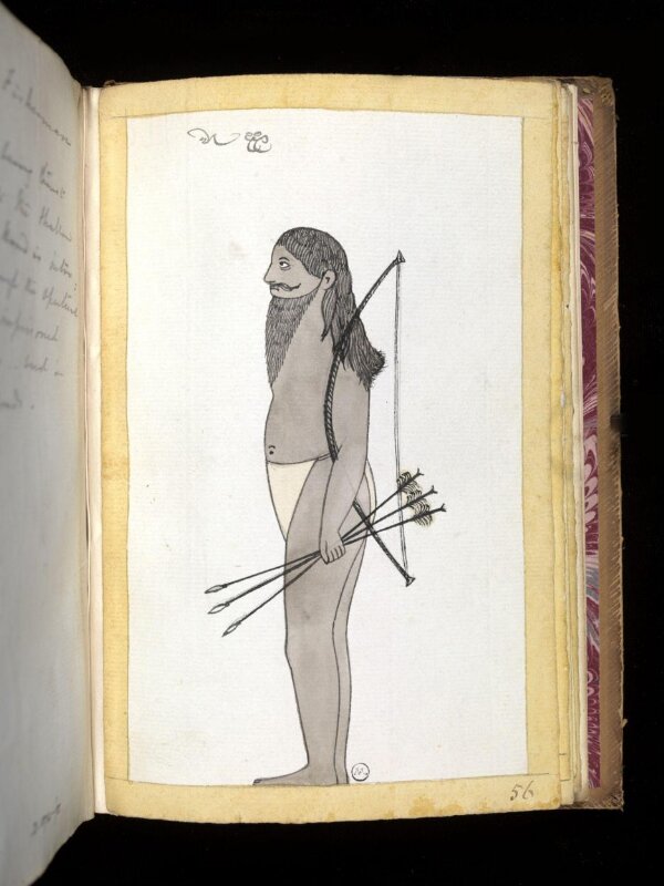 One of sixty-three drawings from an Album depicting Sinhalese occupations and castes.