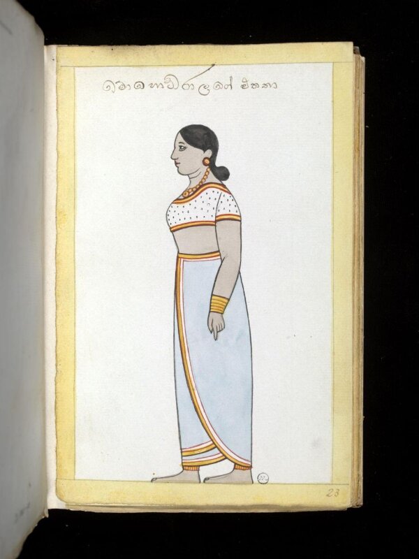 One of sixty-three drawings from an Album depicting Sinhalese occupations and castes.
