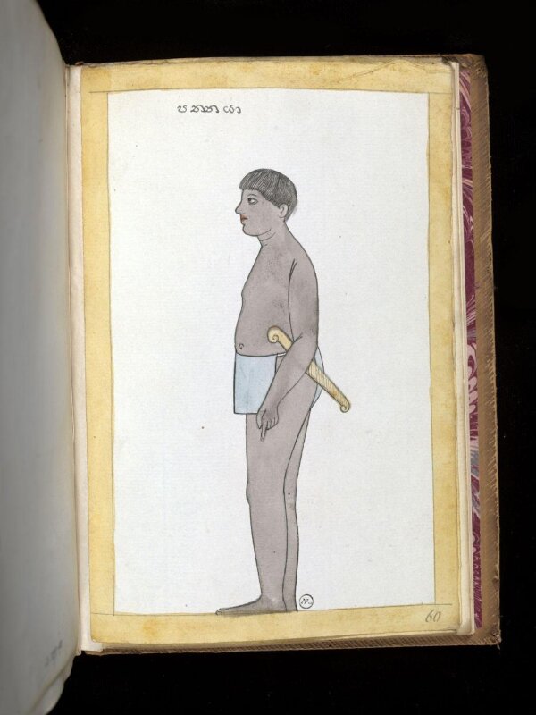 One of sixty-three drawings from an Album depicting Sinhalese occupations and castes.