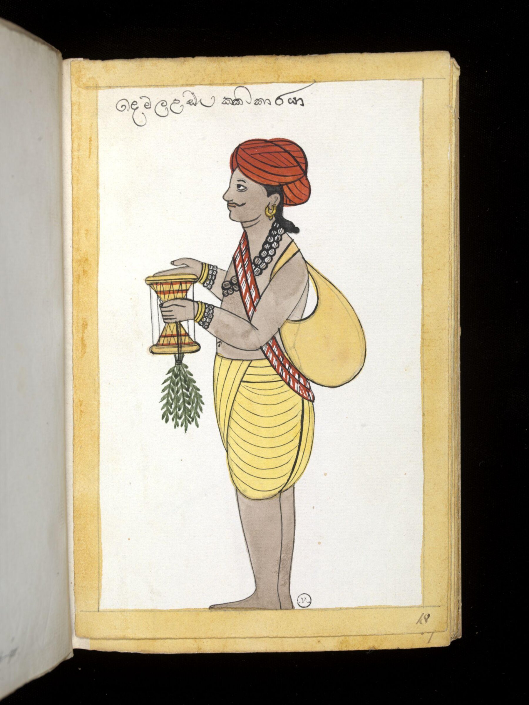 One of sixty-three drawings from an Album depicting Sinhalese occupations and castes., ca. 1830